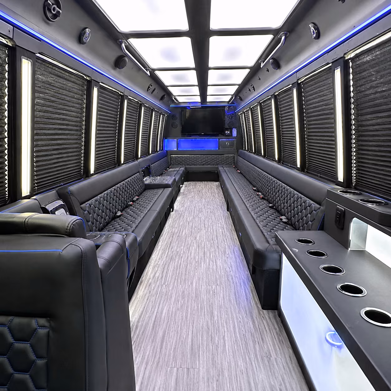 ogden party bus rental interior