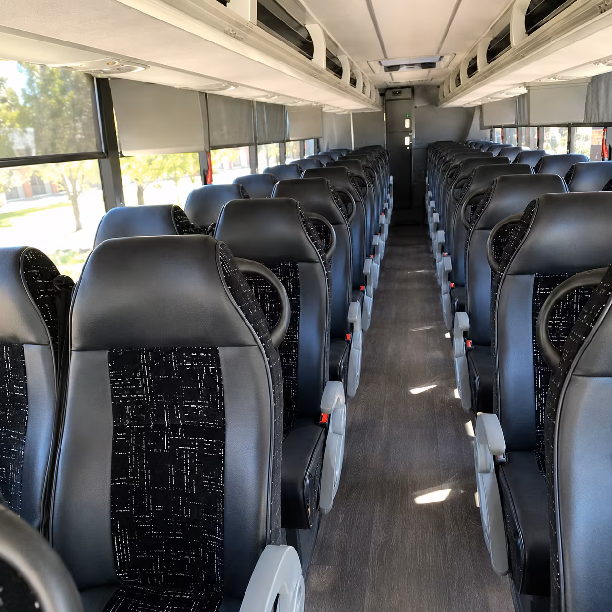 where does a charter bus pick up and drop off at slc