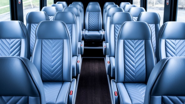 28 passenger minibus inside west jordan