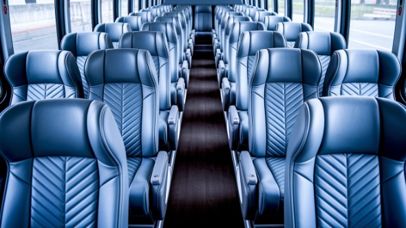 54 passenger charter bus interior west jordan