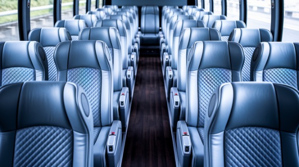 55 passenger charter bus interior west jordan