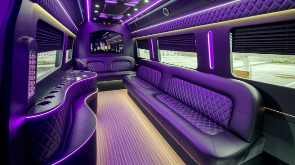 party bus rental interior west jordan